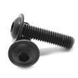 M6 X 25 BUTTON FLANGE BOLT STAINLESS + BLACK OXIDE