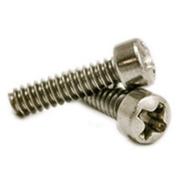 #10-32X1/2",(FT) FILLISTER HEAD PHILLIPS MACHINE SCREWS PHILLIPS FILLISTER HEAD STAINLESS A2 (18-8)
