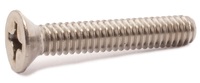 M10-1.5X25 DIN 965 METRIC PHILLIPS FLAT MACHINE SCREW FULL THREAD 18 8 STAINLESS STEEL
