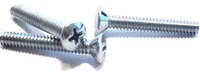 8-32 X 3/8&quot; PHILLIPS OVAL MACHINE SCREW Z/P (10,000/CTN)