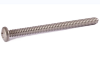 10-32 X 3&quot; PHILLIPS PAN MACHINE SCREW 18-8SS