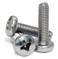 10-24 X 1&quot; PHILLIPS PAN MACHINE SCREW 18-8SS