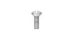 8-32 X 5/8 STAINLESS 18-8 OVAL SLOT HD MACHINE SCREW