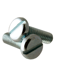 8-32 X 2&quot; SLOTTED PAN MACHINE SCREW ZINC