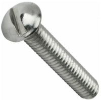 8-32 X 3/8&quot; SLOTTED ROUND MACHINE SCREW 18-8SS