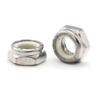 3/8-16 THIN NYLON INSERT LOCKNUT 18-8SS