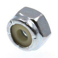 10-24 THIN NYLON INSERT LOCKNUT ZINC
