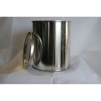 1 CASE/ 34 CONTAINERS OF 1
GALLON METAL CANS WITH LIDS