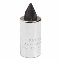 PHILLIPS SOCKET BITS, 3/8 IN DRIVE, #2 TIP..