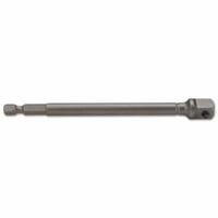 SOCKET ADAPTER, 1/4&quot; MALE HEX, 3/8&quot; SQUARE