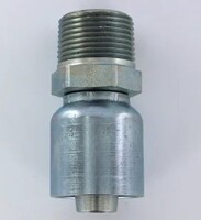 PARKRIMP PERMANENT MALE NPTF PIPE - RIGID - STRAIGHT INNER..END 1-1/8 adapter