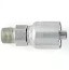 3/4 71 SERIES CRIMP STYLE HYDRAULIC HOSE FITTING MALE NPTF PIPE - RIGID