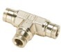 1/2&quot; TEE PUSH-IN BRASS