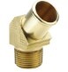 3/4&quot; X 1/2&quot; MNPT 45 DEG BEADED HOSE BARB