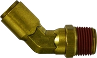 3/8 X 1/4 PUSH-IN X MIP SWIVEL 45 DOT ELBOW