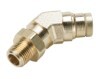 1/2&quot; T X 1/4&quot; MNPT 45 DEG SWIVEL ELBOW BRASS