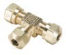 1/2&quot; TEE COMPRESSION BRASS
