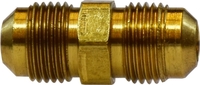 FLARE TUBE UNION 1/2 TUBE X 1/2 TUBE BRASS
