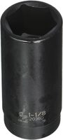 SOCKET 1/2 DRIVE DEEP IMPACT 1-1/8 6 PT