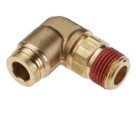 1/8&quot; MPT X 1/4&quot; OD SWIVEL BRASS ELBOW