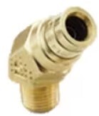3/8&quot; T X 1/4&quot; MNPT 45 DEG RIGID ELBOW