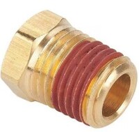 1/8&quot; HEX HEAD PIPE PLUG VIBRA SEAL BRASS