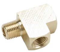 3/8&quot; STREET BRASS TEE