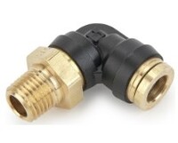 1/4&quot; X 1/8&quot; 90 DEG MALE ELBOW SWIVEL