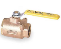 BRASS BALL INLINE VALVE, 1-1/4 INCH, FEMALE TO FEMALE
