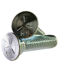 1/2-13 X 2-1/2 PLOW BOLT GR5 ZINC