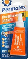 PERMATEX 25835 HIGH STRENGTH REMOVABLE ORANGE GEL THREADLOCKER 35G