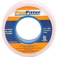1/2&quot; X 260&quot; 550?F PINK PLUMBERS PTFE TAPE/ROLL