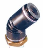 45? MALE ELBOW PUSH LOCK, 3/4&quot; TUBE - 1/2&quot; PIPE COMPOSITE FITTING