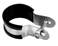 CABLE CLAMP HOLDER WITH STAINLESS STEEL SNAP-ON CLIP