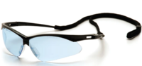 PMXTREME SAFETY GLASS-BLK FRAME- BLUE LENS