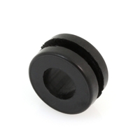 7/16 HOLE, 5/16 BORE, 3/32 GROOVE WIDTH, 5/8 OD 5/16 HT RUBBER GROMMET