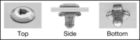 BLIND RIVETS FOR SOFT MATERIALS, 3/16&quot; DIAMETER X .72&quot; , FOR 0.04&quot;-0.157&quot; fgrip MATERIAL THICKNESS