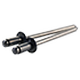 1/8&quot; X 1/2&quot; (.313-.375 GRIP RANGE) ALUM/ALUM BLIND RIVET (500PK) (BULK 10,000)