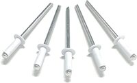 3/16&quot; DIA (.251-.375&quot; GRIP RANGE) ALUMINUM WHITE RIVET