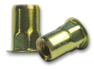 M10-1.5 X (3.80 -7.90 GRIP RANGE) CAH HALF HEX BODY LARGE FLANGE THIN WALL NUT sERT Z/Y