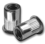 M8X1.25 THREAD, 0.70-3.80 GRIP, 17.53 LONG, OPEN END, STAINLESS. RIVNUT (1500/CTN)