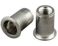 1/4-20 X 5/8&quot; (.027-.165 GRIP RANGE ) ALUM RIBBED NUT CERT