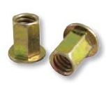 CFH2-2520-145 1/4-20 UNC THREAD X (.085 .145) GRIP RANGE X .469 LONG FULL HEX BODY SERIES NUTCERT
