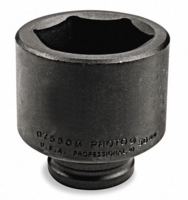 IMPACT SOCKET, 3/4 IN DR, 1-11/16 IN, 6 PT