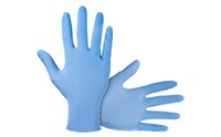 LG DERMA-LITE POWDERED DISPOSABLE NITRILE 5 MIL GLOVES - L