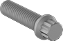 3/8-16 X 1 FERRY 12-POINT SCREW ALLOY