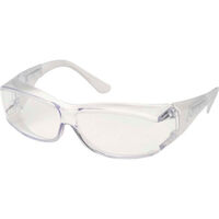 ELVEX OVR-SPEC SAFETY GLASSES WITH CLEAR LENS
