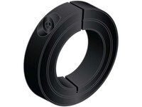 SINGLE SPLIT COLLAR 1-1/8&quot; X 1/2&quot; X 13/32&quot; LOW CARBON STEEL BLACK OXIDE WITH SOCKET CAP SCREW #8-32