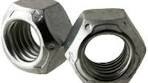 9/16&quot;-18 ALL METAL HEX LOCKNUTS GRADE C MED. CARBON ZINC &amp; WAX CR+3