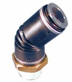 3/8 TUBE X 1/2 MNPT 45 DEG SWIVEL ELBOW..